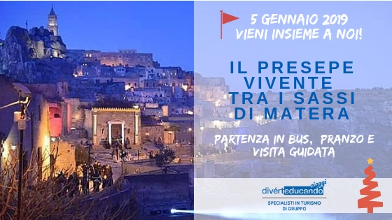 gita presepe vivente ai sassi di matera
