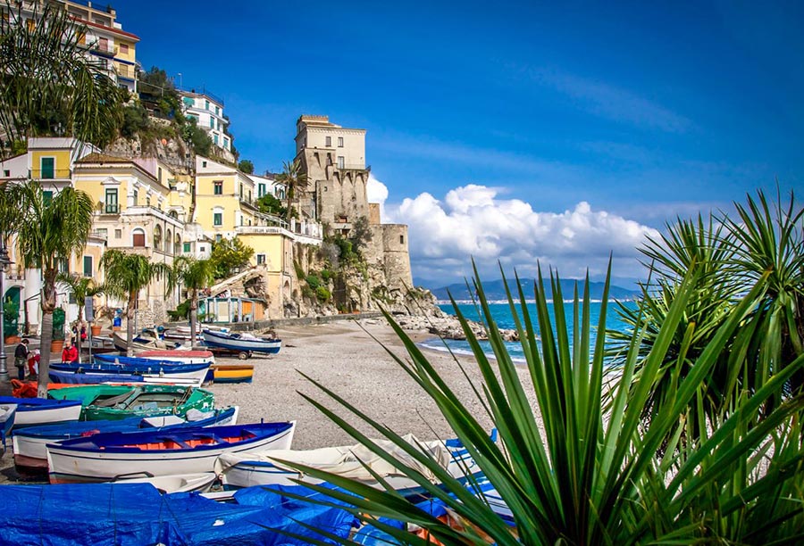cetara, torre vicereale, spiaggia