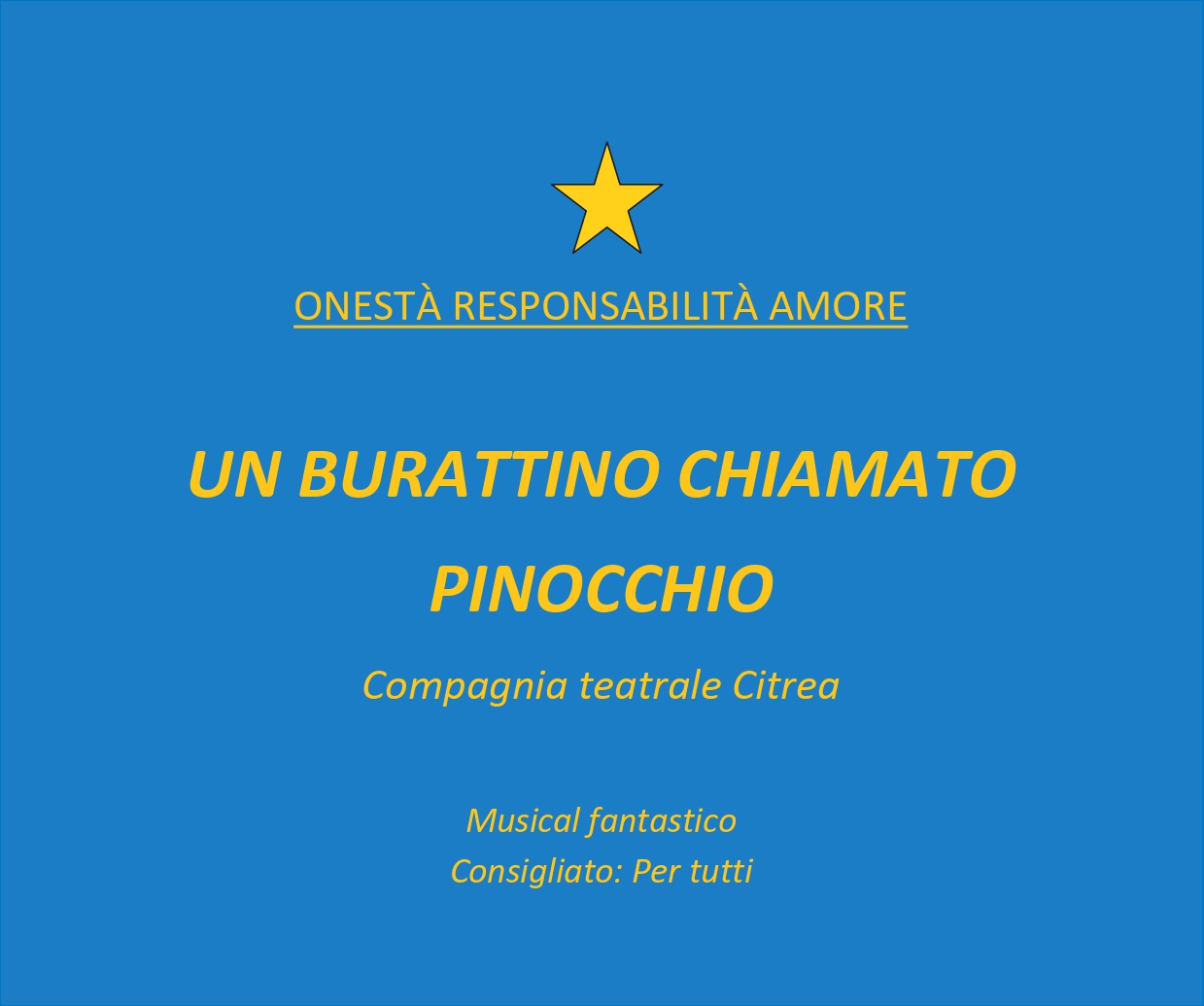 pinocchio compagnia citrea